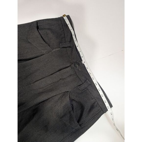 Free People Pants Womens 12 Gray Tweed Cropped Boho - Picture 6 of 9